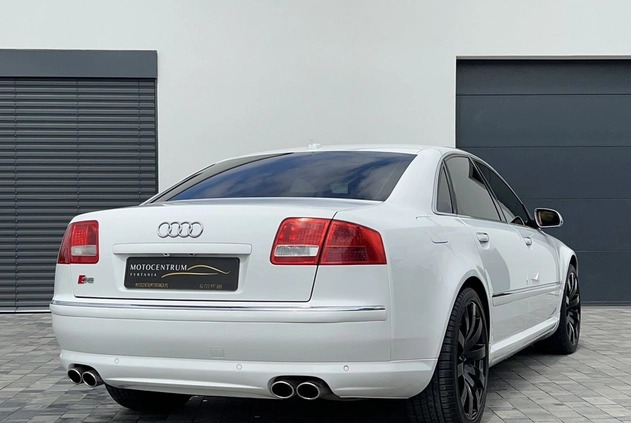 Audi S8 cena 89900 przebieg: 123273, rok produkcji 2007 z Trzebinia małe 781